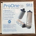 Proone G2.0 5-inch Gravity Water Filter Replacement, Brand New!. Fixed Price $49.99.
