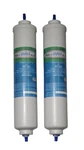 Aqua Fresh Wf300 For Ge Gxrtdr In-line Icemaker Refrigerator Water Filter 2-pack. Fixed Price $18.89.