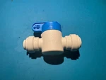 John Guest Quick Connect Valve Shut Off 1/4"-1/4" Ppsv040808w. Fixed Price $8.75.