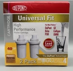 Dupont High Performance Pitcher Cartridge Filter Fit Brita Pur Culligan Wfptc102. Fixed Price $19.99.