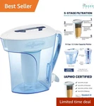 10-cup Water Filter Pitcher Bpa-free 5-stage Tds Meter Reduce Lead Mercury. Fixed Price $79.97.