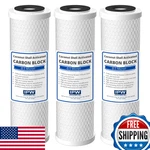 Ipw Industries Inc. - 3-pack 0.5 Micron Carbon Block Water Filter Cartridges. Fixed Price $89.57.