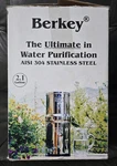 Berkey Water Purification Aisi 304 Stainless Steel 2.1 Gallon New Open Box. Fixed Price $200.00.