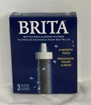 3 Pack Brita Water Bottle Replacement Filters 6 Month Supply Replacements New. Fixed Price $7.50.
