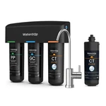 Waterdrop Tsb 3-stage Under Sink Water Filter System With Fauct, Extra 10ct. Fixed Price $119.99.