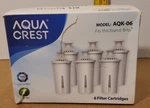 5 Pack Aquacrest Replacement For Brita Classic Pitcher Water Filter Aqk-06 (g). Fixed Price $12.00.