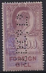 Gb Uk Kevii Foreign Bill Revenue 2.1.10 Jd Co Ltd Perfin Ref: Fb01. Fixed Price $4.88.