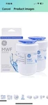 Mwf Refrigerator Water Filter Replacement 2-pack For Mwf, Mwfa, Mwfp, Gwf, Gwfa. Fixed Price $50.00.