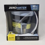 Zerowater 10 Cup 5 Stage Water Filtration Pitcher Dispenser Meter & Filter. Fixed Price $34.99.