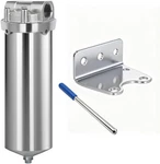 Nsf/ansi 42 Certified 10" Stainless Steel Water Filter Housing With Drain Valve. Fixed Price $224.99.