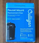 Culligan Culfmf01 Replacement Water Filter For Faucet Mount, Black. Fixed Price $20.00.
