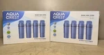 Lot Of 2 Aquacrest Aqk-cf10a Water Filter 4 Pack Replacement For Pur Crf-950z. Fixed Price $26.95.