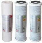 Apec Water Systems Ultimate Series Us Made Stage 1, 2 & 3 Piece Set, White. Fixed Price $71.23.