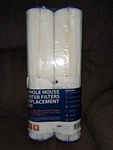 Aquaboon Whole House Pleated 1 Micron Sediment Water Filter Cartridge. 20" 4.5". Fixed Price $30.00.