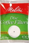 Melitta 3.5 Percolator Disc Coffee Filters, White, 100 Count. Fixed Price $8.55.