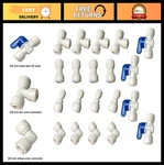 20pcs 3/8" Quick Connect Push-in Tube Fittings For Ro Water Filter System - Valv. Fixed Price $39.99.