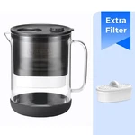 Waterdrop Glass Water Filter Pitcher With 2 Filter, Eco-friendly, Black. Fixed Price $75.99.