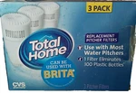 Total Home (brita) Replacement Pitcher Filters 3 Individually Sealed Packs - New. Fixed Price $13.95.