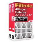 Filtrete 20x25x5 Air Filter Merv 11 Mpr 1000 Micro Allergen Defense 2-pack Fits. Fixed Price $37.99.