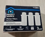 Project Source Replacement For Brita And Others Water Pitchers Filters 3-pack. Fixed Price $10.00.