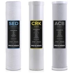 Filter Replacement Set 3 Stage 20 5 Microns Heavy Metals Pro+aqua Water Proaqua. Fixed Price $259.99.
