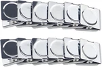 Ogrmar Metal Clip 1.2"-12 Pack Refrigerator Whiteboard Wall 1.2, Silver. Fixed Price $14.51.