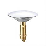 Qrity Sink Drain Plug Stopper, Push Pop-up Click Clack Brass Po.... Fixed Price $12.88.