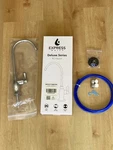 Express Water Ro Faucet Non-air Gap W/ 1/4 Inch Tube & Unions Prtfct14001dc. Fixed Price $26.00.