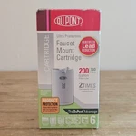 Dupont Water Filter 4 Phase Faucet Mount Cartridge 200 Gallon Wffmc300. Fixed Price $19.99.