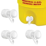 3pcs Push Button Water Spigot Cooler Replacement, Reusable White. Fixed Price $12.83.