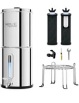 Purewell 2.25g Gravity Water Filter System With Level Window, 3-stage 0.01. Fixed Price $93.99.