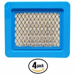 4x Lawnmower Flat Air Filter Cartridge For Briggs & Stratton 491588s, 5043k 4101. Fixed Price $19.99.