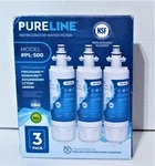 New Pureline 3 Pcs Model Pl-500 Set Refrigerator Water Filters Lt700p Open Box. Fixed Price $17.29.