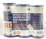 Aquaboon 5 Micron Pleated Washable Sediment Water Filter - 10" X 4.5" 3 Pack. Fixed Price $20.99.
