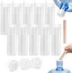 100 Pack 3 And 5 Gallon Water Bottles Caps, Reusable Jug Replacement Cap N. Fixed Price $28.60.