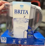 New Brita Water Advanced Filtration Pitcher With 2 Replacement Filters. Fixed Price $38.00.