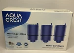 Aqua Crest Water Filter Model: Aqu-cf08a 3 Cartridges New. Fixed Price $13.60.