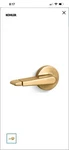 Kohler K-9236-2mb - Dual Flush Trip Lever Toilet Part. Fixed Price $39.99.