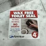Fernco Fts-4 Wax-free Seal,universal Fit. Fixed Price $11.69.