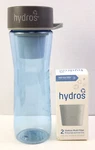 Hydros Blue Hydration Bundle Water Filter Bottle And Extra Filters B221 Fl17. Fixed Price $23.99.