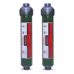 Liquagen 2 Pack Inline Di Filter 1/4" Ro Canisters Zero Tds Resin. Fixed Price $49.99.