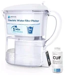 Electric Water Filter Pitcher 1-min Fast Filtration 5-stage Home Camping Outdoor. Fixed Price $30.00.