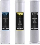 Pro+aqua Whole House Heavy Metals Well Water Filter Replacement Set - 3 Stage. Fixed Price $151.95.