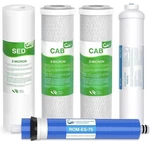 Vegebe 5 Stage 75 Gpd Ro Water Filter Set Replacement For Apec Tfc-1812-75. Fixed Price $32.99.