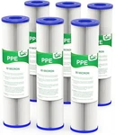 Vegebe 6 Pack Of 20 Micron Water Filter Cartridges 10" X 2.5" New Sealed. Fixed Price $28.88.