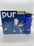 Pur Fm-3800b Faucet Mount Filter System W/ 2 Filters And Water Bottle. Fixed Price $29.99.