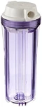 Hydronix Hf2-10clwh12 10" Clear Housing Filtration White Flat Cap 1/2" Ports. Fixed Price $19.95.