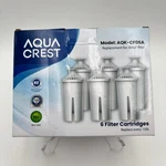 New Aqua Crest Aqk-cf06a Water Filter Replacement For Brita Pitcher 6 Pack. Fixed Price $18.95.