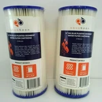 2 Aquaboon 10" Blue Pleated Sediment Water Filter Cartridge 5 Micron. Fixed Price $19.77.