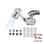 Yykbz Water Filter For Sink Faucet Extender,1080 Swivel Aerator,2 Modes F-002. Fixed Price $40.49.